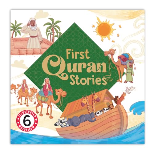 First Quran Stories: 6-in-1 illustrated Islamic Story Book for Kids| Prophets' Tales of Faith, Courage & Allah's Teachings| Ages 5+| [Select Learning]