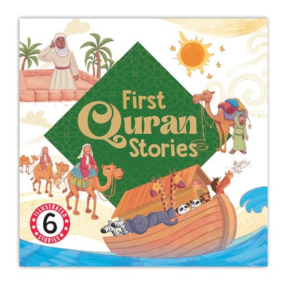 First Quran Stories: 6-in-1 illustrated Islamic Story Book for Kids| Prophets' Tales of Faith, Courage & Allah's Teachings| Ages 5+| [Select Learning]