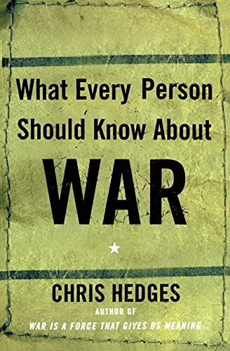 What Every Person Should Know About War book cover