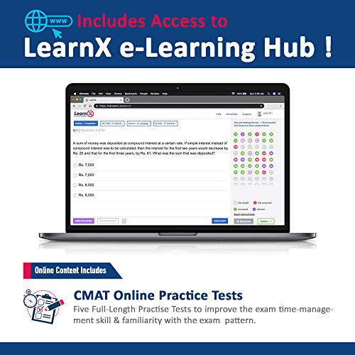 CMAT Entrance Exam Guide with 5 Online Practice Tests