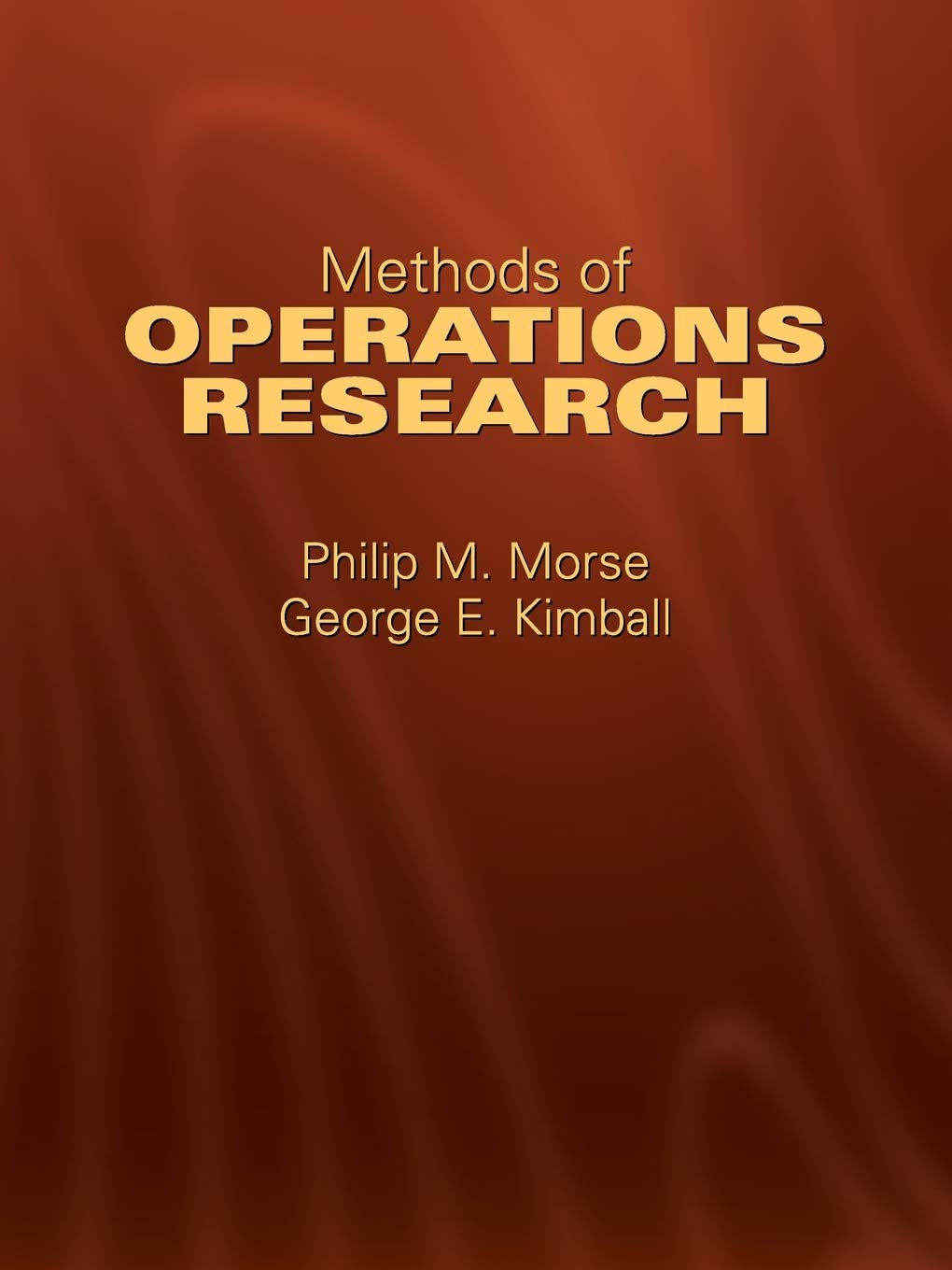 Methods of Operations Research book cover