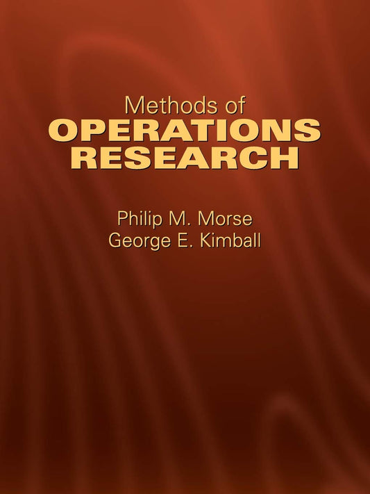 Methods of Operations Research book cover