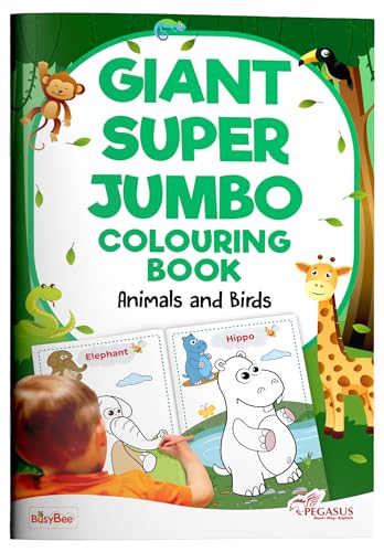 Super Jumbo Colouring Book (Animals & Birds)