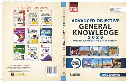 Advanced Objective General Knowledge 2026 - 2027 with 8000+ MCQ | Oneliner GK Book | Best For All Competitive Exams UPSC CSE, SSC CGL/CHSL/GD/MTS, Bank, RRB Railway, NDA, CDS, Police (SI/Constable)