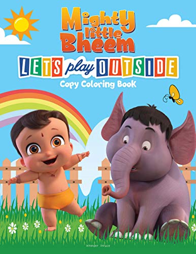 Mighty Little Bheem - Lets Play Outside : Copy Coloring Book book cover