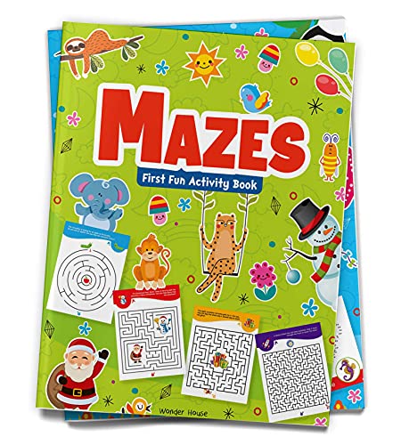 Mazes : First Fun Activity Books For Kids book cover