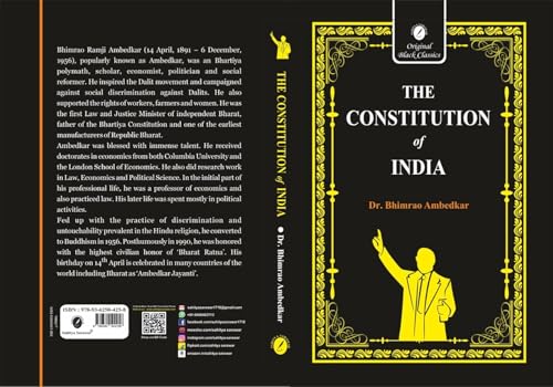 THE CONSTITUTION OF INDIA IN ENGLISH – Original & Authentic Text | Premium Giftable Classic Edition | High-Quality Printing" | Deluxe Paper Back |