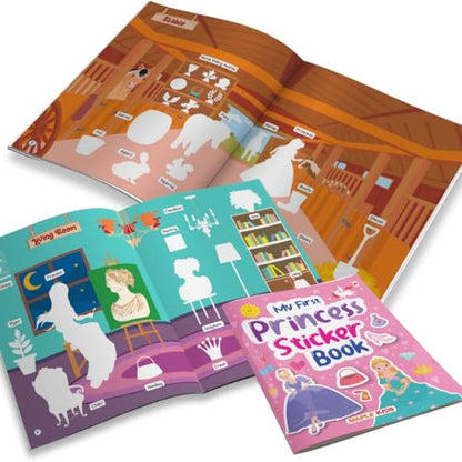 My First Sticker Book - Princess - Activity Book for Kids with 100+ Stickers - Stickers for Children - Age 3+ Years