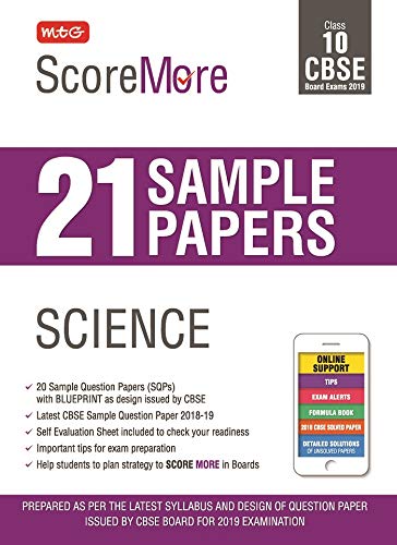 ScoreMore 21 Sample Papers CBSE Boards – Class 10 Science book cover