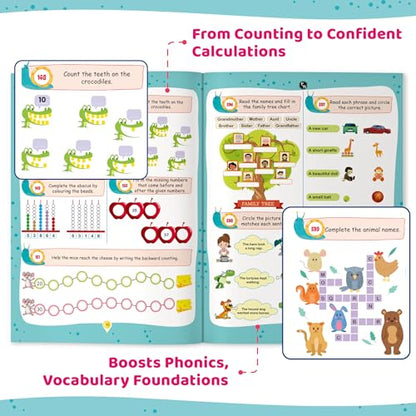 1200+ Brain Booster Activity Book for Kids Ages 5–9 | Theme Based Activity Book with 500+ Free Printable Worksheets & Parenting Tips | Puzzles, Mazes, Brain Teasers, Word Searches and Mind Games