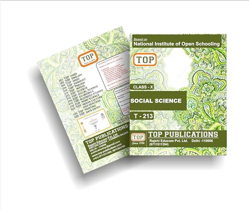 TOP NIOS Social Science Guide Class 10 (T-213)