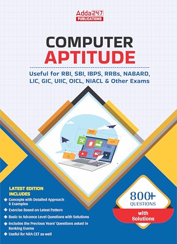 Computer Aptitude For Bank PO | IBPS PO | SBI PO | RBI and other Banking/Insurance Exams 2021 (English Printed Edition) by Adda247 Publications