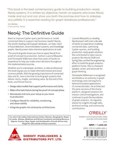 Neo4j: The Definitive Guide: Hands-On Recipes for Production-Ready Graph Implementations (Grayscale Indian Edition)