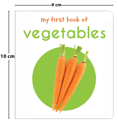 My First Book of Vegetables | First Vegetable Board Book for Babies, Toddlers & Preschoolers | Learn About Healthy Veggies with Bright Pictures | Early Learning Book for Kids Ages 0-3 Years