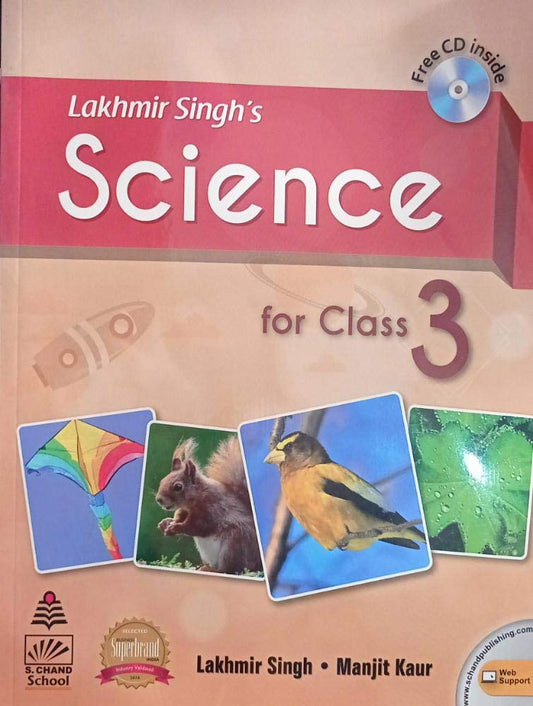 Lakhmir Singh's Science 3 (for 2021 Exam) by Lakhmir Singh book cover