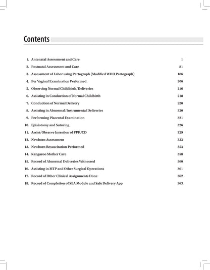 Case Book/ Clinical Requirements for Midwifery/ Obstetrics and Gynecological (OBG) Nursing I & II, 3/E | Clinical Case Recording Book for BSc Nursing 6th & 7th Semesters: 1
