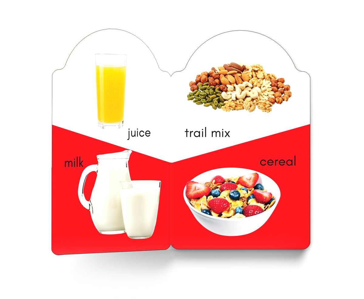 My Early Learning Book of Food: Attractive Shape Board Book for Kids | Learn About Fruits, Vegetables, Snacks, Meals & More with Bright Pictures and Fun Cut-Out Design | Early Learning Book for Babies, Toddlers & Preschoolers | Ages 0–5 Years
