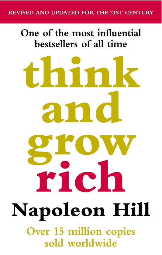 Penguin Random House Think And Grow Rich by Napoleon Hill book cover