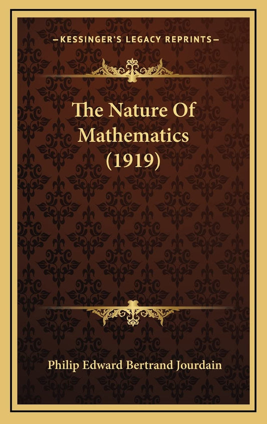 The Nature of Mathematics (1919) book cover