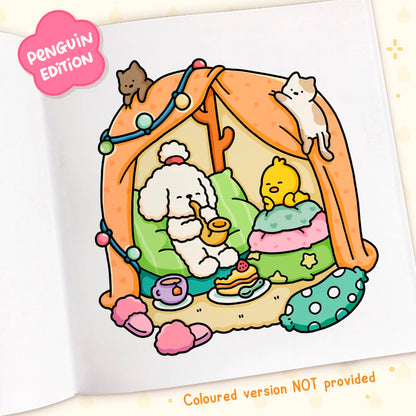 Cozy Friends: Coloring Books for Adults by Coco Wyo | Cute Animal Friends Coloring Pages, Cozy Simple Designs, Stress Relief & Relaxation: A relaxing cosy colouring book, from the bestselling author