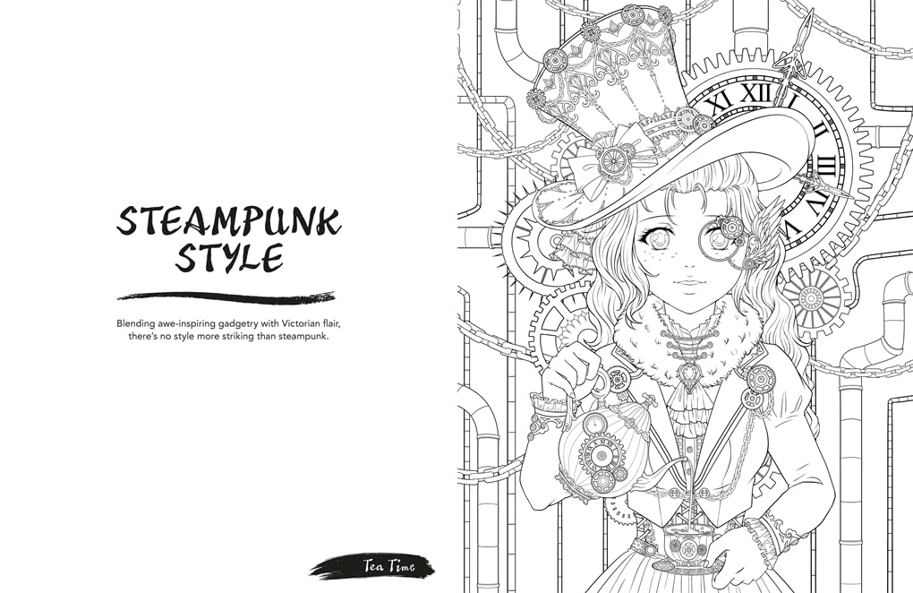Manga Art: A Colouring Book