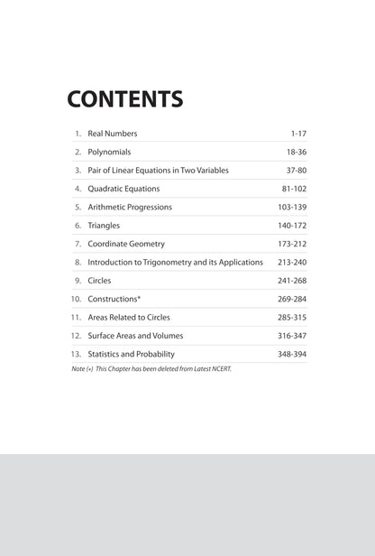 Arihant NCERT Exemplar Mathmatices 10th Latest Rationalized Edition | Problems & Solutions with Exclusive Elements | Thinking Process, Concept Insight, Mistake Alert | For Exam 2026-27