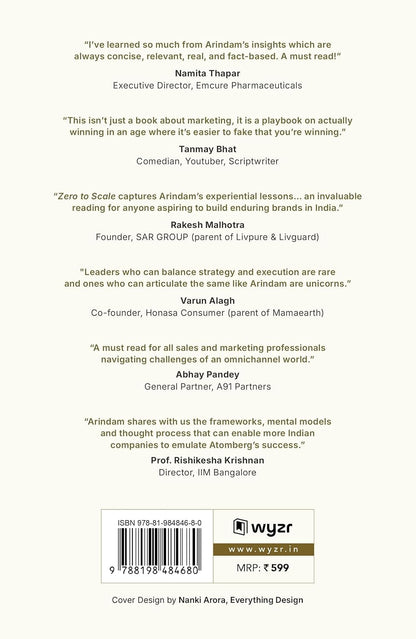 Zero To Scale: A Playbook To Build Consumer Brands In India
