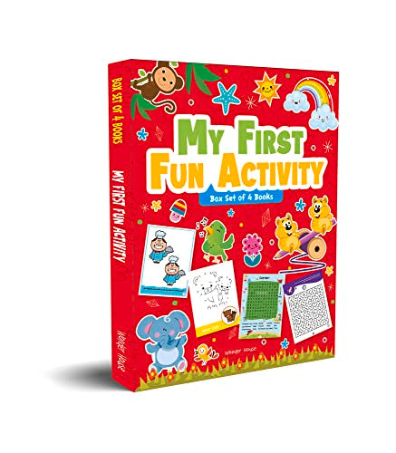 My First Fun Activity Boxset of 4 Books: Spot the Difference, Mazes, W ...