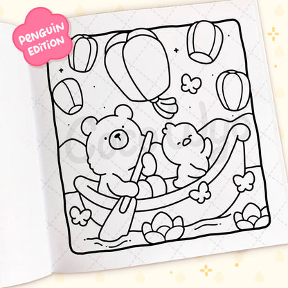 Cozy Friends: Coloring Books for Adults by Coco Wyo | Cute Animal Friends Coloring Pages, Cozy Simple Designs, Stress Relief & Relaxation: A relaxing cosy colouring book, from the bestselling author