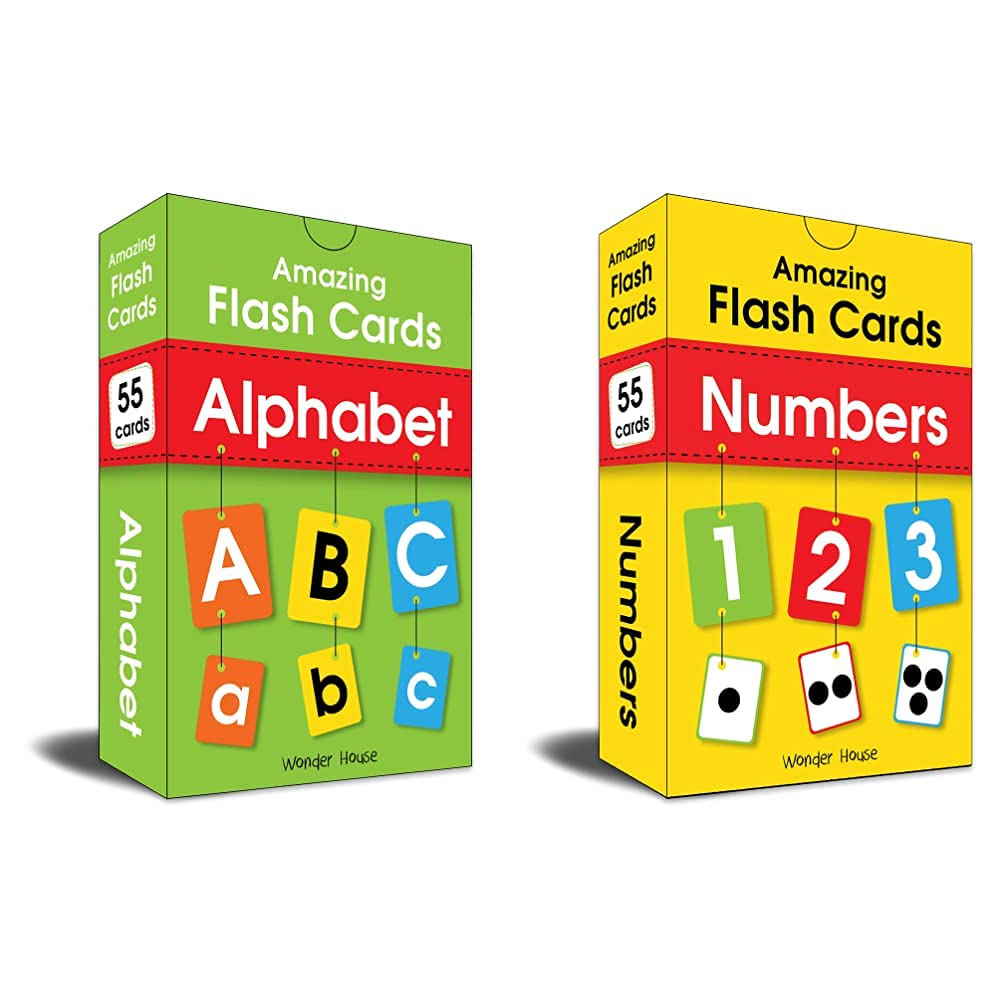 Amazing Flash Cards Numbers: Early Development of Preschool Toddler (55 Cards) book cover