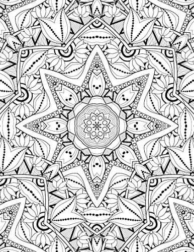 Patterns Adult Colouring Book for Peace & Relaxation | Intricate Designs and Beautiful Motifs for Creative Expression and Stress Relief