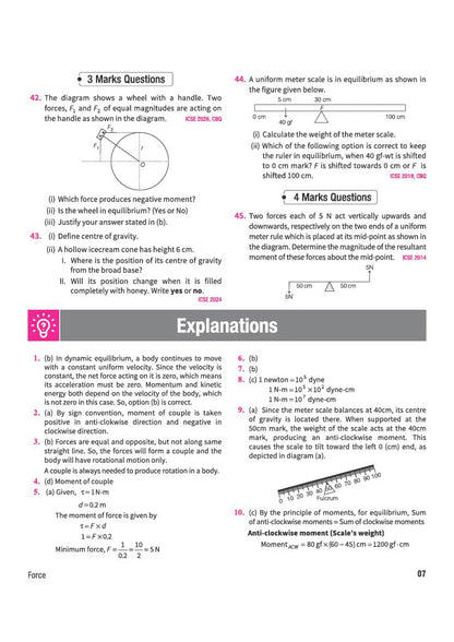 Arihant ICSE Question Bank Class 10 Physics For Board Exam 2027 | 26 Years Chapterwise & Topicwise PYQs (2026–2001) with Detailed Step-by-Step Solutions, Examiner's Comments,Tips & 3 Sample Papers