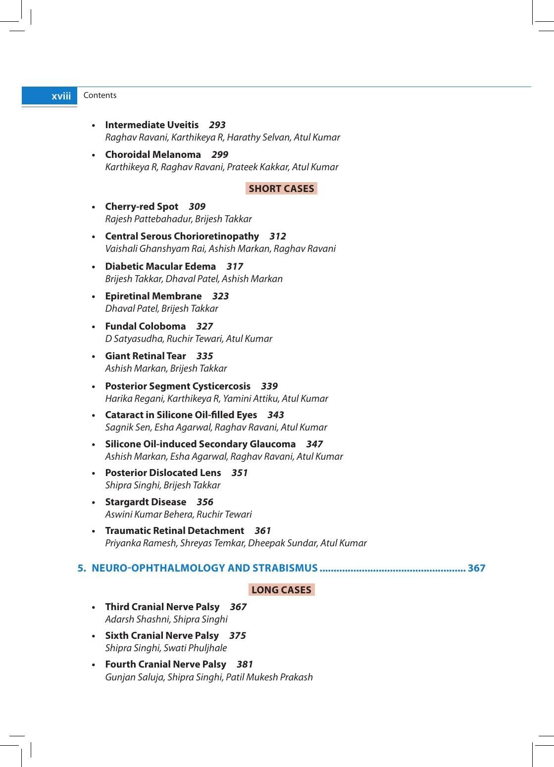 Ophthalmology Clinics-I for Postgraduates, 2/E for MS, MD and DNB Ophthalmology Residents | 32 Long Cases and 48 Short Cases with Clinical Approach, Differential Diagnosis and Instruments Chapter: 1