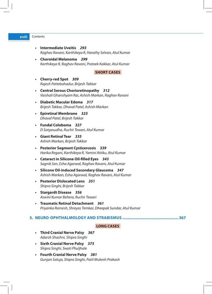 Ophthalmology Clinics-I for Postgraduates, 2/E for MS, MD and DNB Ophthalmology Residents | 32 Long Cases and 48 Short Cases with Clinical Approach, Differential Diagnosis and Instruments Chapter: 1