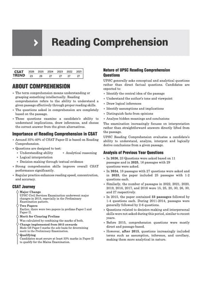 Arihant Cracking the CSAT Paper II 2027 | UPSC Civil Services Aptitude Test | Complete CSAT Syllabus Coverage with Latest Questions, Trends & Strategy | Solved Papers (2026–2025) & 10 Crack Sets