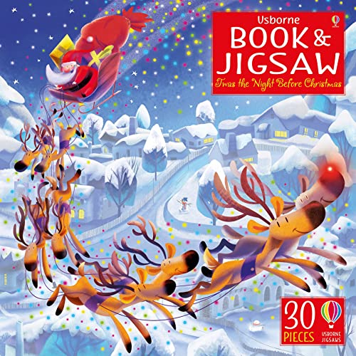 BOOK & JIGSAW TWAS THE NIGHT BEFORE CHR book cover