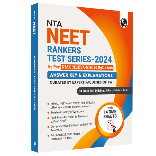 PW NTA NEET Rankers Test Series - 2024 (NCERT Based) | Latest Pattern, 10 Full Syllabus + 4 Part Syllabus (Class 11th & 12th) | OMR Sheet, Detailed ... Rank Predictor, State-wise College Cut-off 