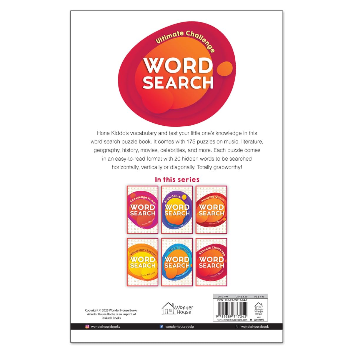 Word Search – Ultimate Challenge: Classic Word Puzzles for Everyone | Boost Focus & Vocabulary | Ages 8+ | 100+ Brain-Teasing Games