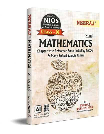 Nios Mathematics Class 10 Study Guide N-211 And Model Paper English Medium(As Per Latest Syllabus)