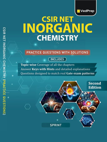 VedPrep CSIR NET Chemical Science Practice questions with deatiled Explanations Books Set, Inorganic, Organic and Physical Chemistry (3 Books)