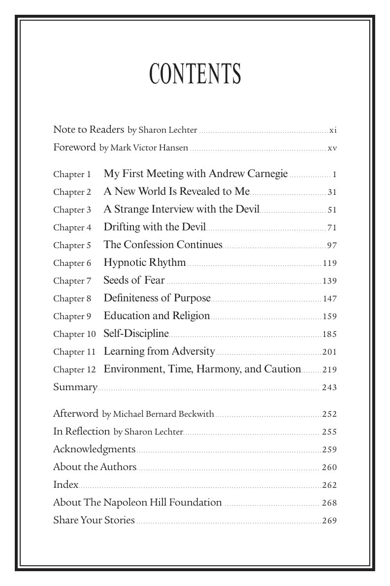 Outwitting the Devil: The Secret to Freedom and Success (Official Publication of the Napoleon Hill Foundation)
