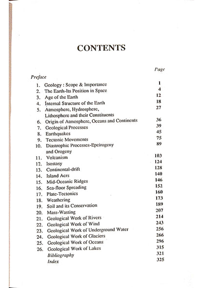 Textbook Of Physical Geology (Pb 2025)