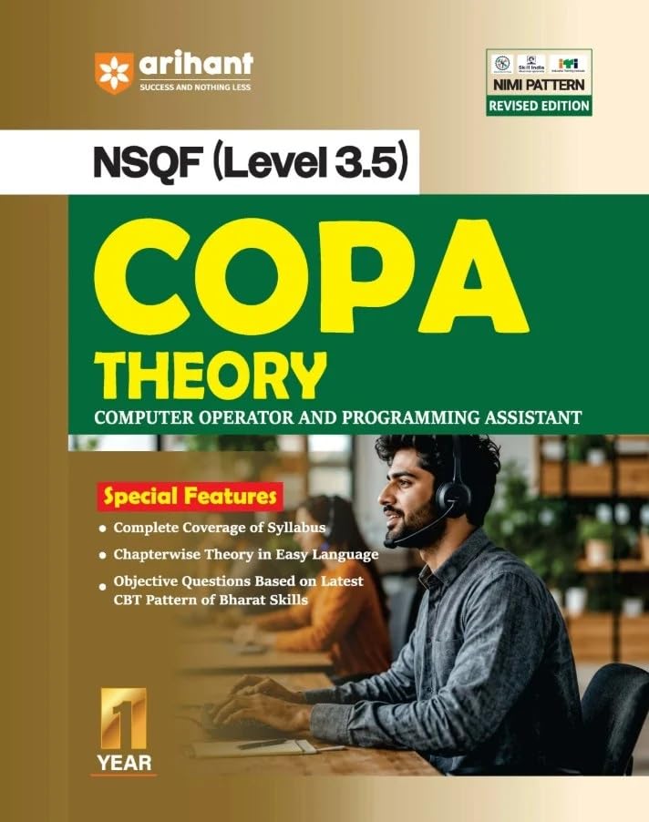 Arihant ITI COPA Theory NSQF Level 3.5 1st Year Nimi Pattern Revised Edition ITI Students Bharat Skills CBT and NIMI Pattern Based Completely Revised Edition Theory with Diagrams