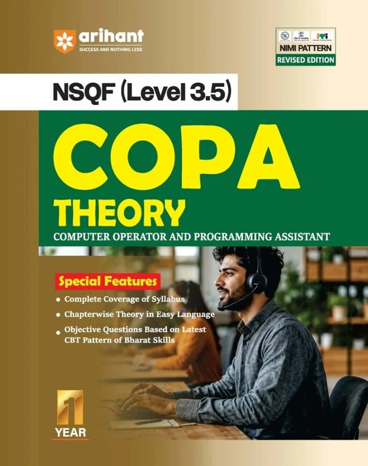 Arihant ITI COPA Theory NSQF Level 3.5 1st Year Nimi Pattern Revised Edition ITI Students Bharat Skills CBT and NIMI Pattern Based Completely Revised Edition Theory with Diagrams