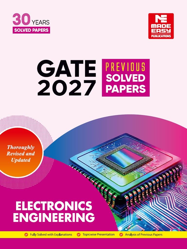 GATE 2027 Electronics Engg 30 Years Solved Papers | GATE Prep Book