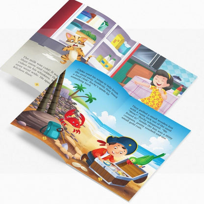 Story Books for Kids - Fourth Reader (Illustrated) (Set of 6 Books) - Phonic stories - Bedtime Stories - Age 5 + - Read Aloud to Infants, Toddlers