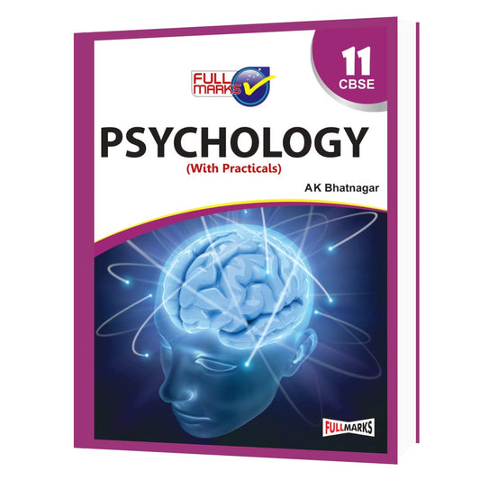 Psychology Class 11 - CBSE - Examination 2022-23 by Full Marks (Author) book cover