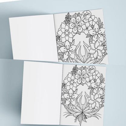 Adult Colouring Book - Flowers for Inner Calm - Colouring Activity Books for Adults - Creative Colouring Book to Reduce Stress