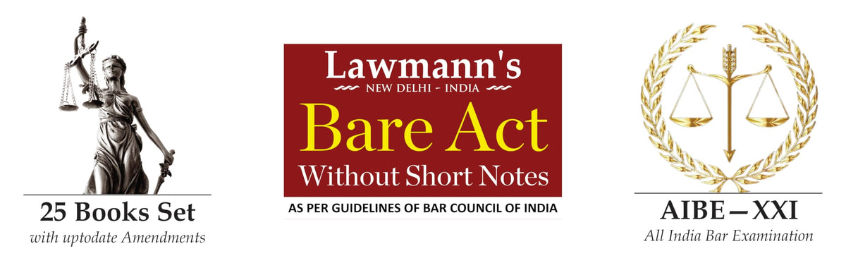AIBE Bare Acts without Notes | 25 Books Set Combo | Full Syllabus with 50+ Acts with New Criminal Laws BNSS, BNS, BSA | As per Bar Council of India Guidelines | Edition 2026