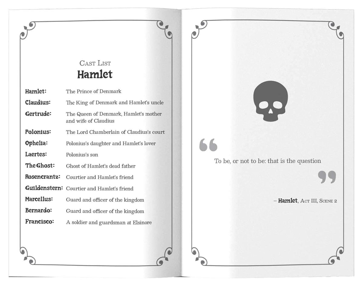 Hamlet : Shakespeare’s Greatest Stories For Children (Abridged and Illustrated) With Review Questions And An Introduction To The Themes In The Story